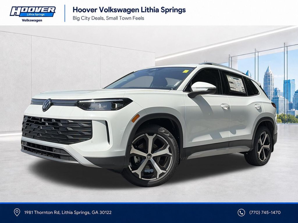 Opal White Pearl 2026 Volkswagen Tiguan SUV / Crossover Front-Wheel Drive 8-Speed Automatic