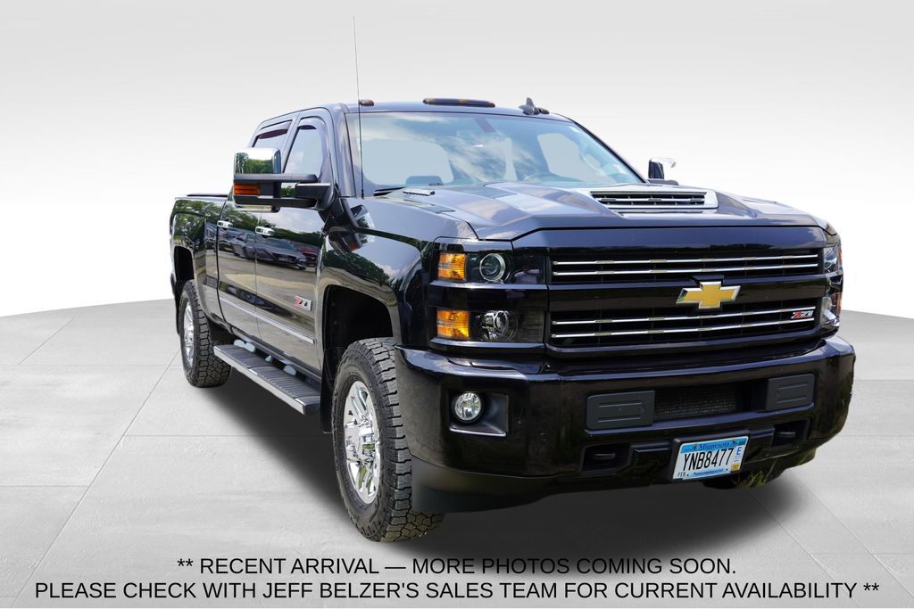 Black 2018 Chevrolet Silverado 3500HD Pickup Truck Four-Wheel Drive 6-Speed Automatic