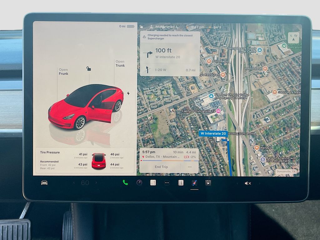 Used 2023 Red Tesla Base image 13