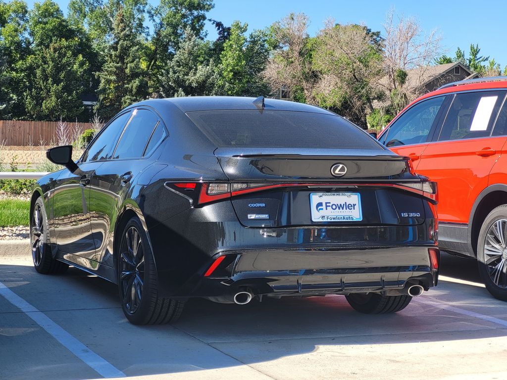 Black (Caviar) 2021 Lexus IS 350 F Sport RWD Sedan Rear-Wheel Drive 8-Speed Automatic