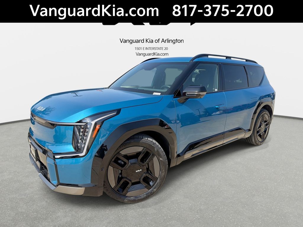 Ocean Blue 2024 Kia EV9 SUV / Crossover All-Wheel Drive 1-Speed Automatic