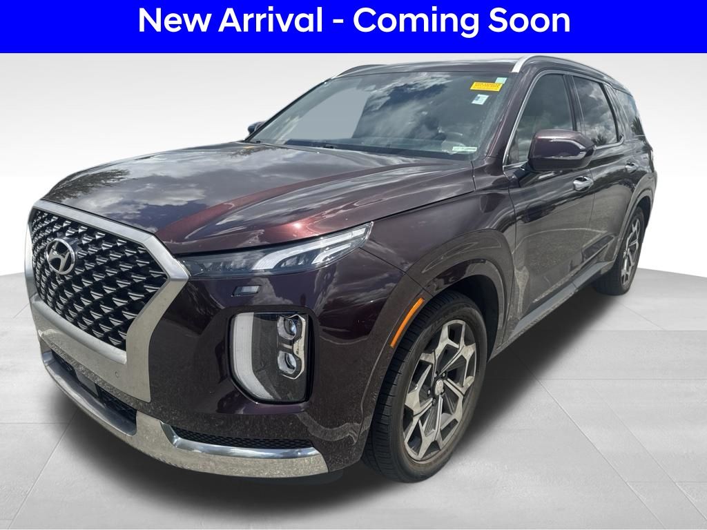 Red (Burgundy) 2022 Hyundai Palisade SUV / Crossover Front-Wheel Drive 8-Speed Automatic