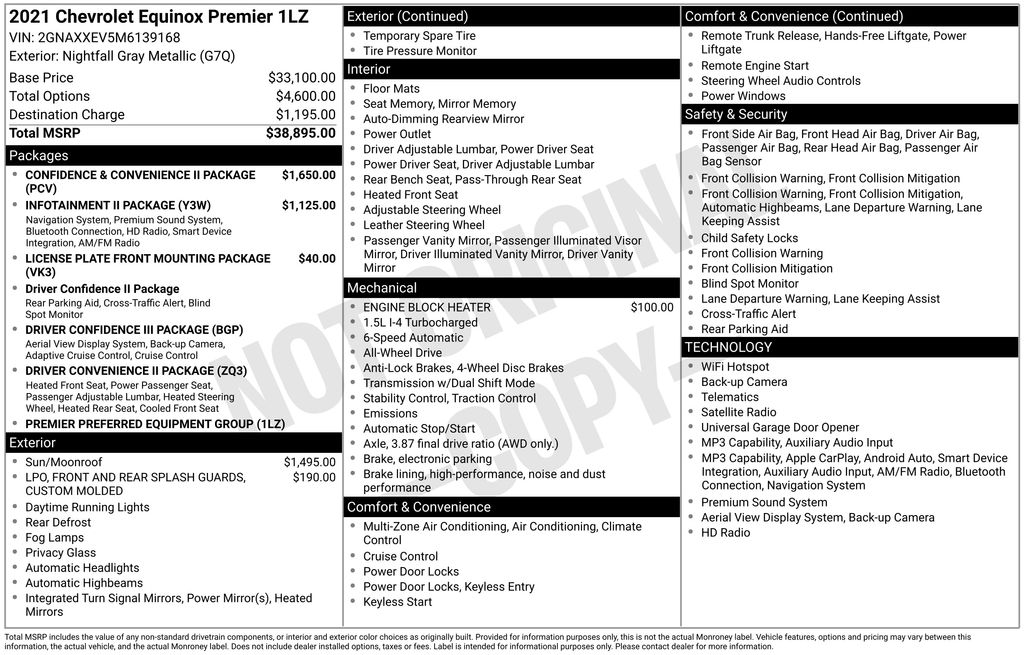 Used 2021 Chevrolet Equinox SUV