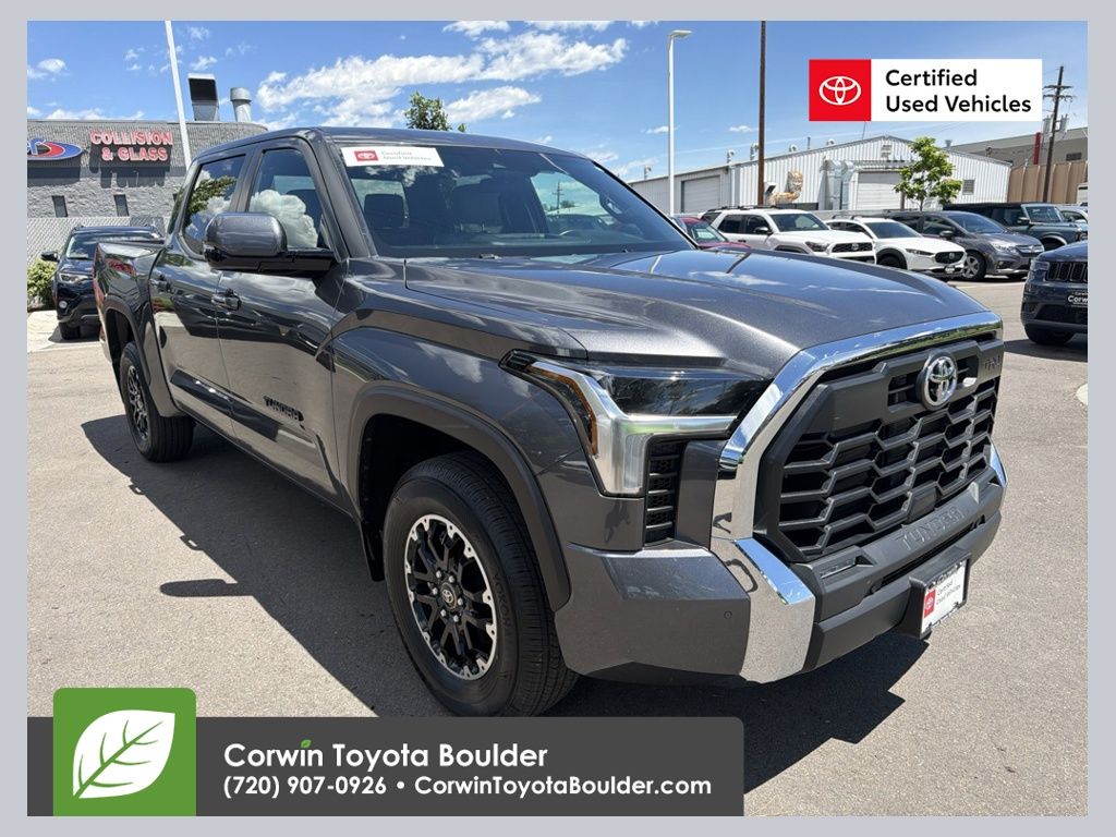 Magnetic Gray Metallic 2025 Toyota Tundra Pickup Truck Four-Wheel Drive Automatic