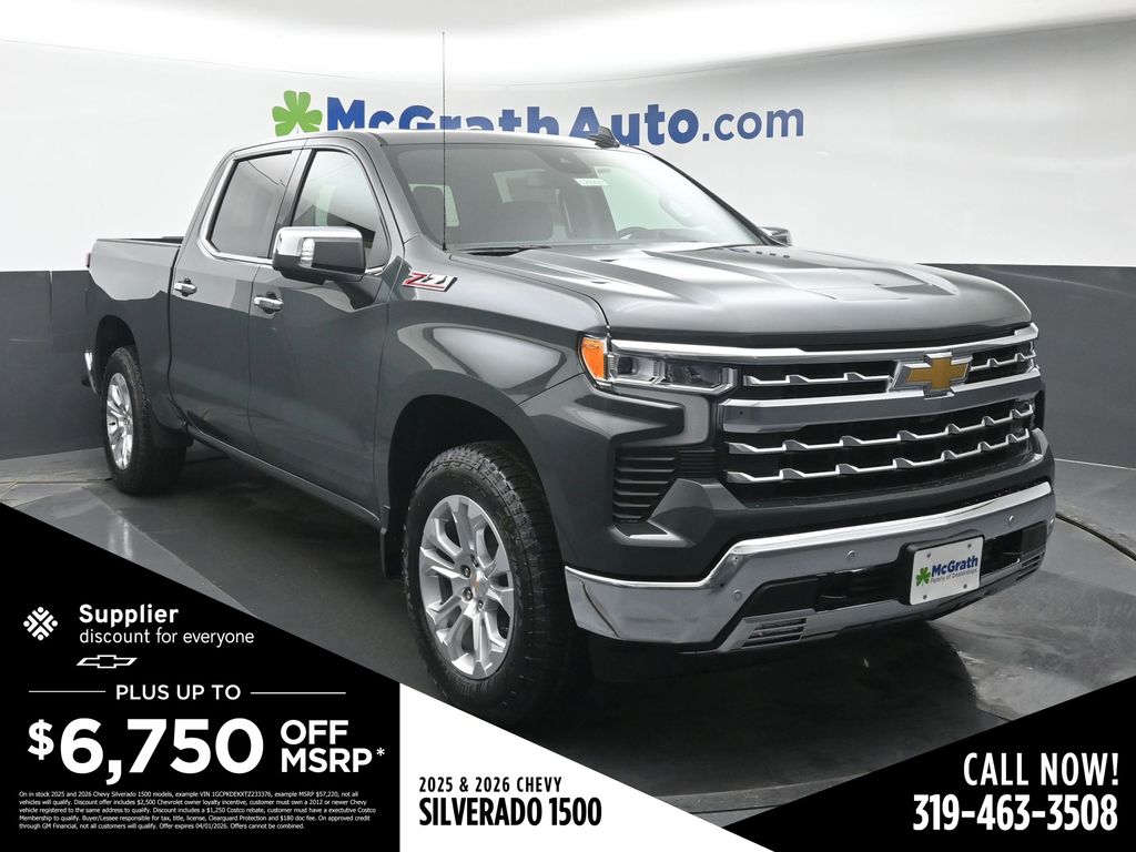 2026 Chevrolet Silverado 1500 LTZ Crew Cab 4WD