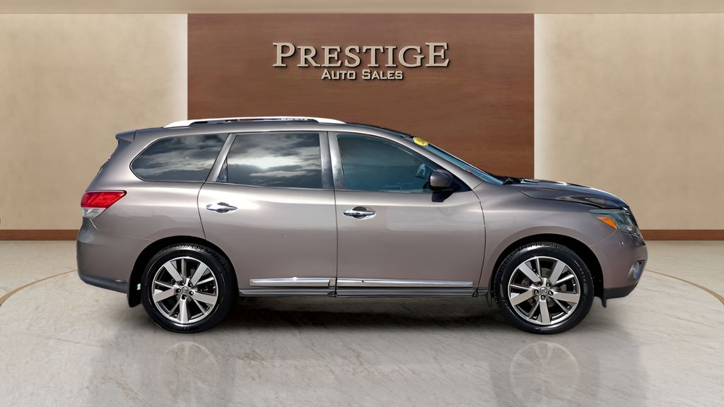 Mocha Stone 2014 Nissan Pathfinder SUV / Crossover Front-Wheel Drive Continuously Variable Transmission