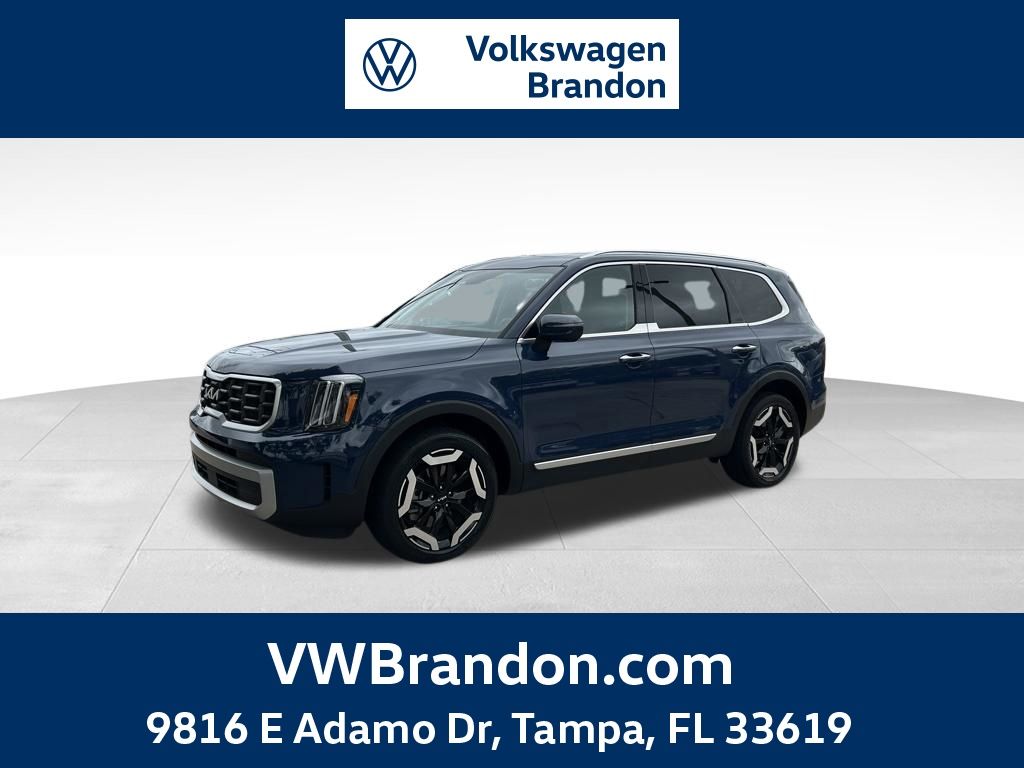 Midnight Lake Blue 2023 Kia Telluride S FWD SUV / Crossover Front-Wheel Drive 8-Speed Automatic