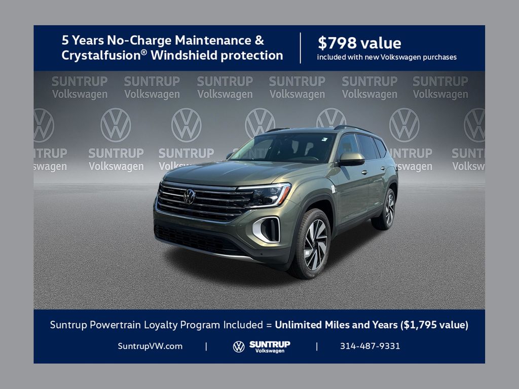 Avocado Green Pearl 2026 Volkswagen Atlas SUV / Crossover All-Wheel Drive 8-Speed Automatic