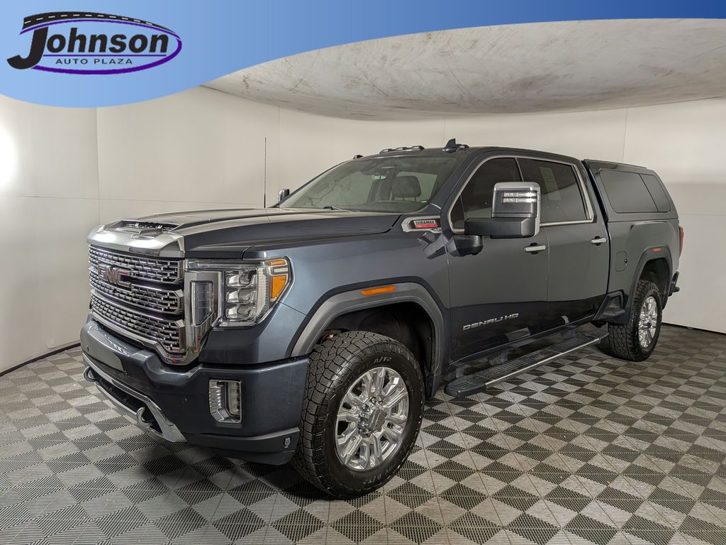 Gray (Dark Sky Metallic) 2020 GMC Sierra 2500HD Denali Crew Cab 4WD Pickup Truck Four-Wheel Drive Automatic