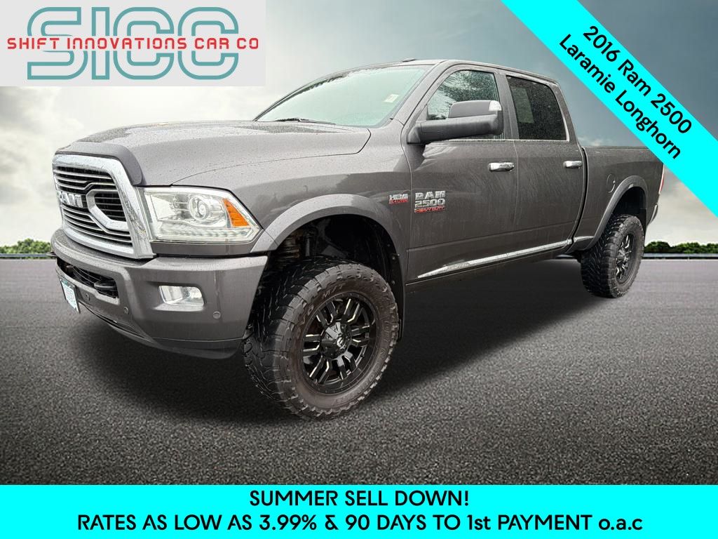 Gray (Granite Crystal Metallic Clearcoat) 2016 RAM 2500 Pickup Truck Four-Wheel Drive 6-Speed Automatic