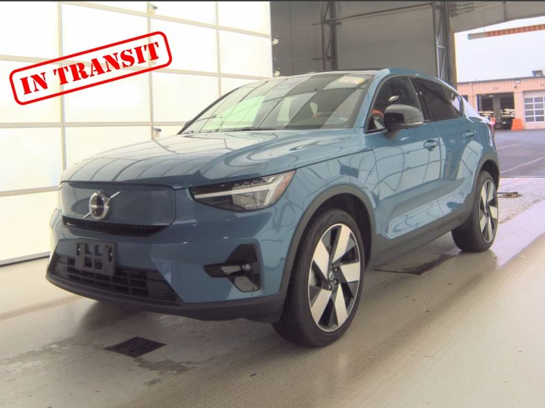 Blue Metallic 2023 Volvo C40 Recharge Twin Ultimate eAWD SUV / Crossover All-Wheel Drive 1-Speed Automatic