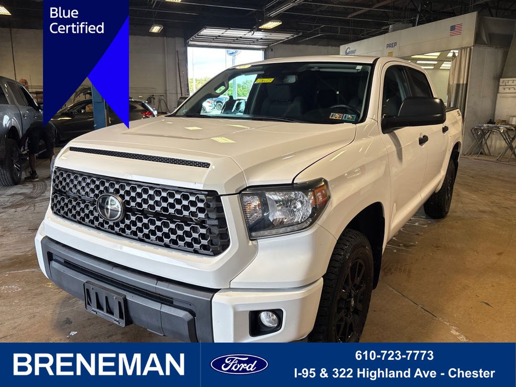 Super White 2020 Toyota Tundra Pickup Truck Four-Wheel Drive 6-Speed Automatic