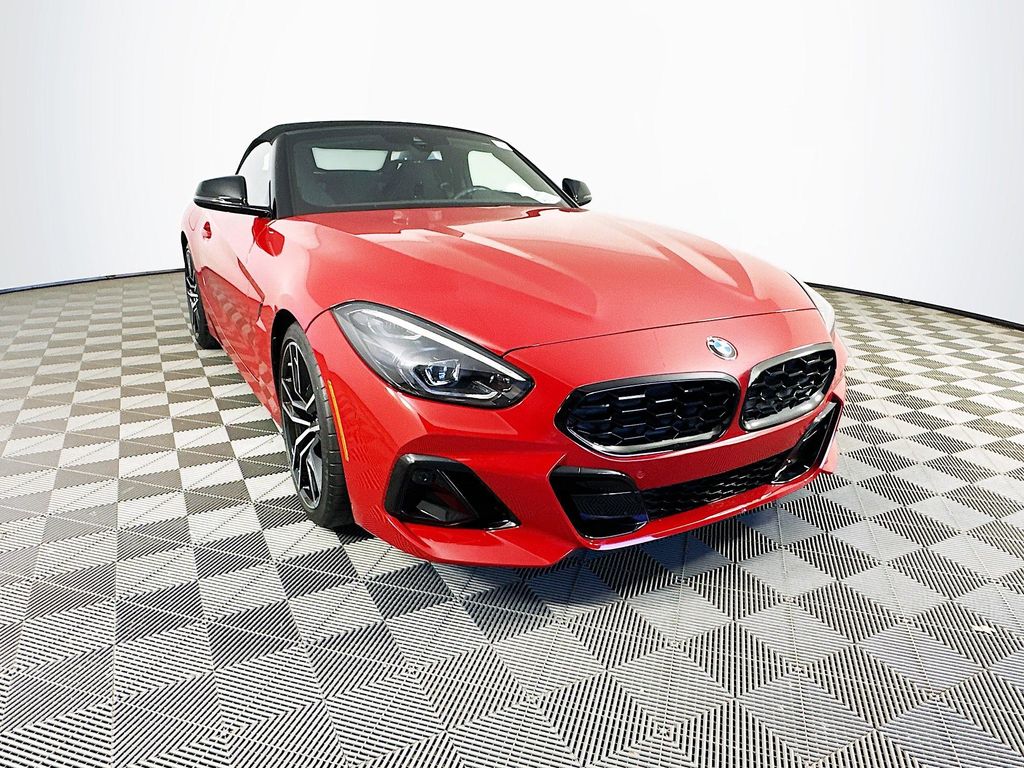 Red 2025 BMW Z4 M40i RWD Convertible Rear-Wheel Drive 8-Speed Automatic