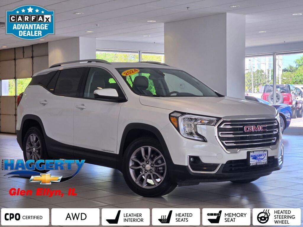 Summit White 2024 GMC Terrain SLT AWD SUV / Crossover All-Wheel Drive 9-Speed Automatic