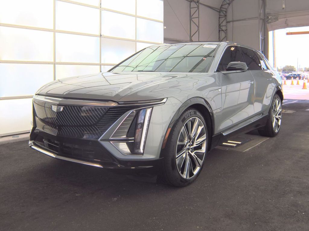 Silver Metallic 2024 Cadillac LYRIQ SUV / Crossover Rear-Wheel Drive 1-Speed Automatic