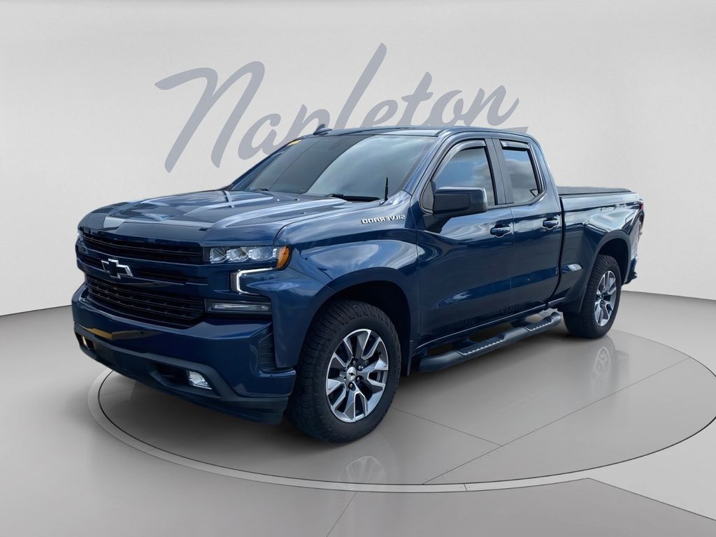Northsky Blue Metallic 2021 Chevrolet Silverado 1500 Pickup Truck Four-Wheel Drive 8-Speed Automatic