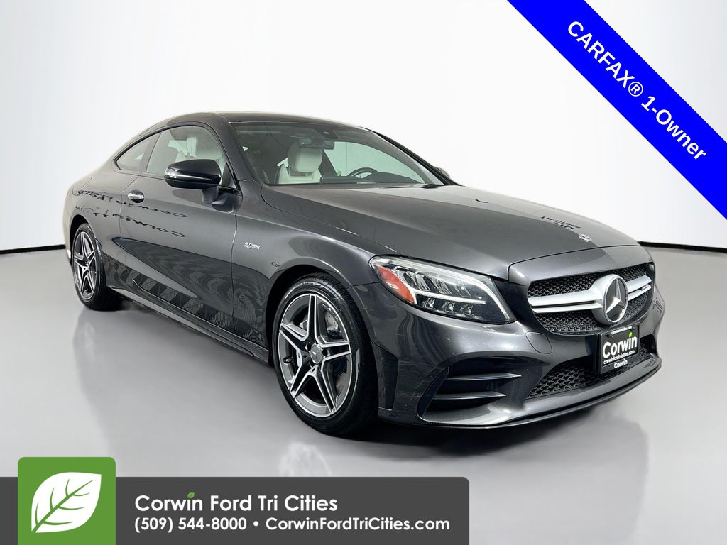 designo Selenite Gray Magno 2020 Mercedes-Benz C-Class Coupe All-Wheel Drive 9-Speed Automatic