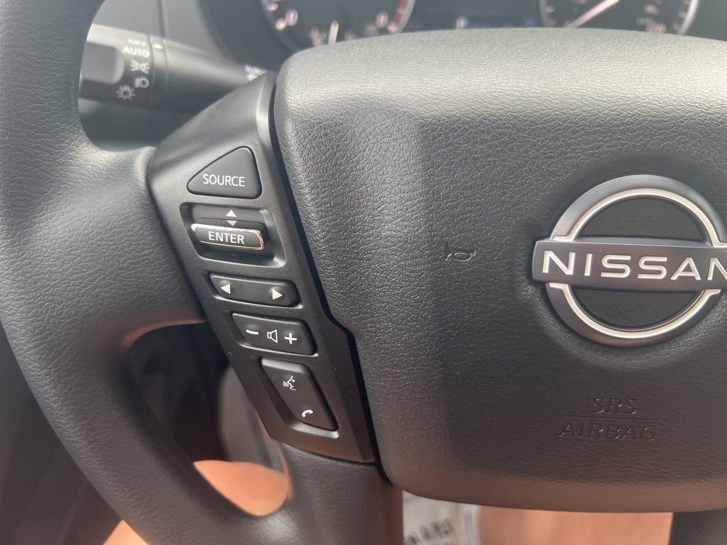 2025 Glacier White Nissan Frontier S 4X4 Truck