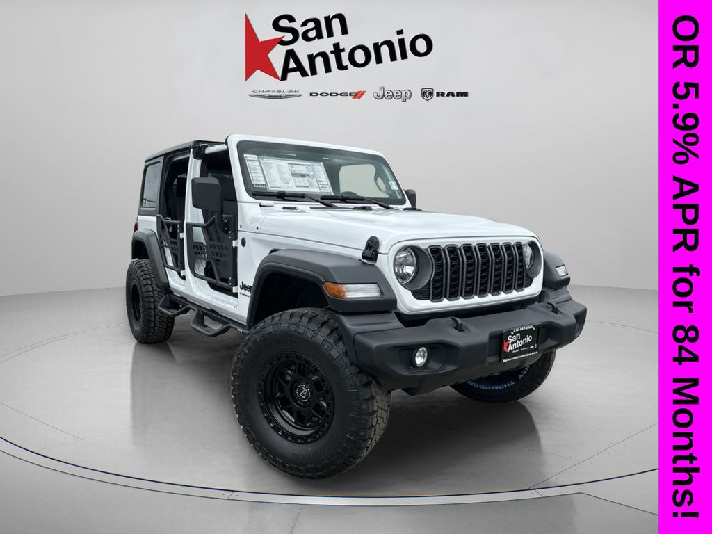 Bright White Clearcoat 2026 Jeep Wrangler SUV / Crossover Four-Wheel Drive 8-Speed Automatic