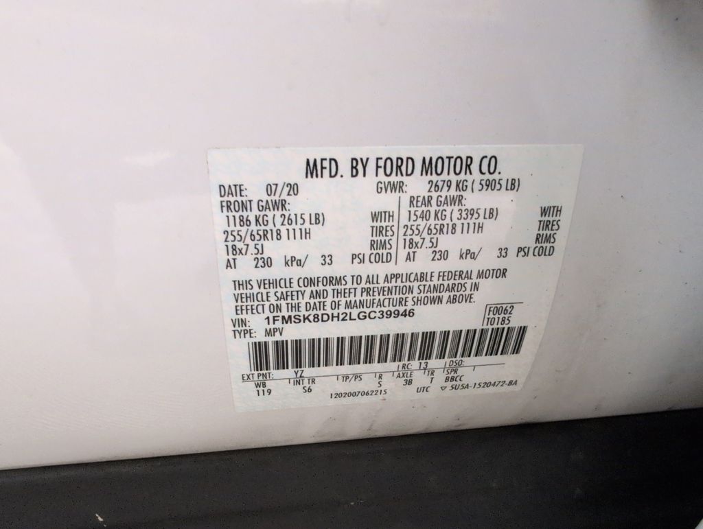 Certified Used 2020 White Ford XLT image 42