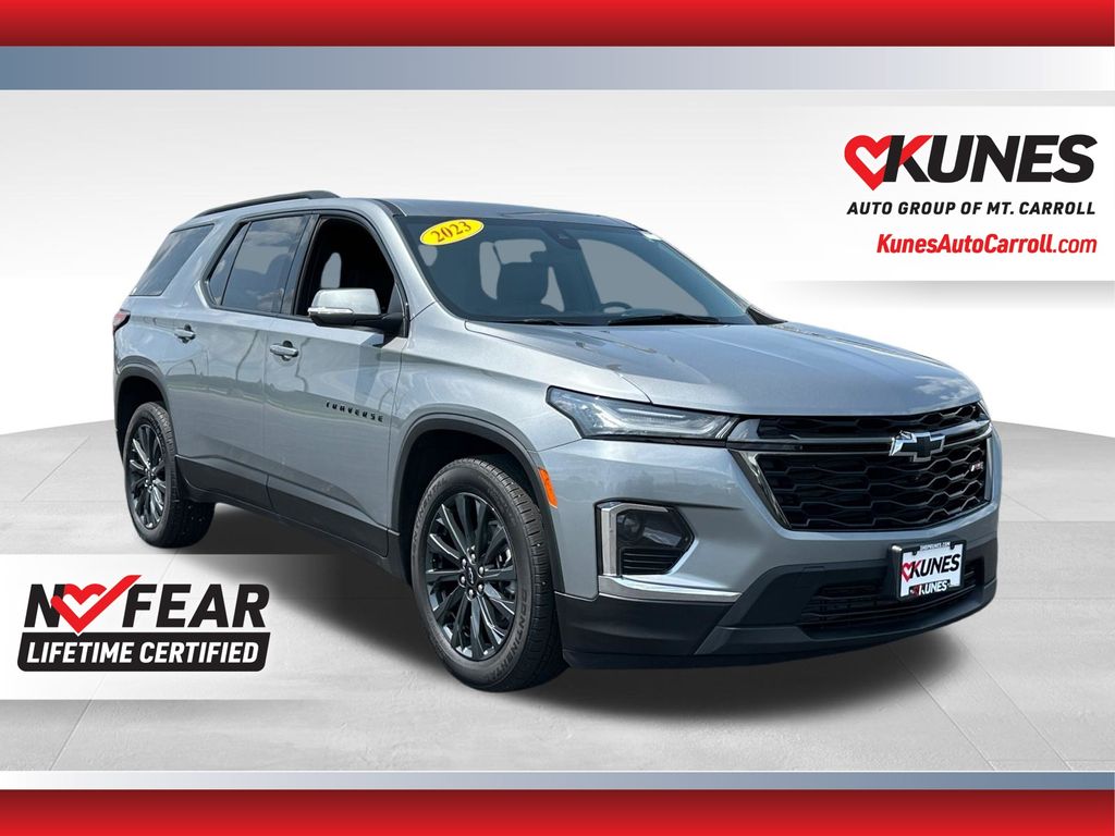 Sterling Gray Metallic 2023 Chevrolet Traverse SUV / Crossover Four-Wheel Drive 9-Speed Automatic