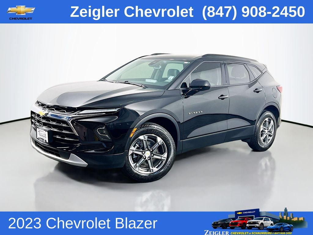 Black 2023 Chevrolet Blazer 2LT AWD SUV / Crossover All-Wheel Drive 9-Speed Automatic Overdrive
