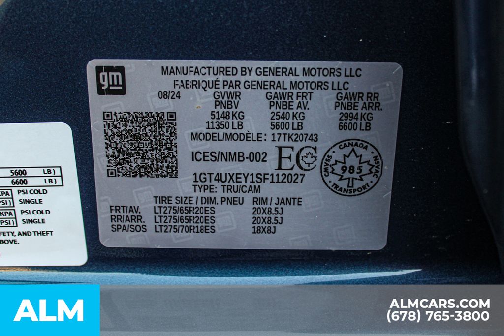 Used 2025 Blue GMC Denali Ultimate image 43