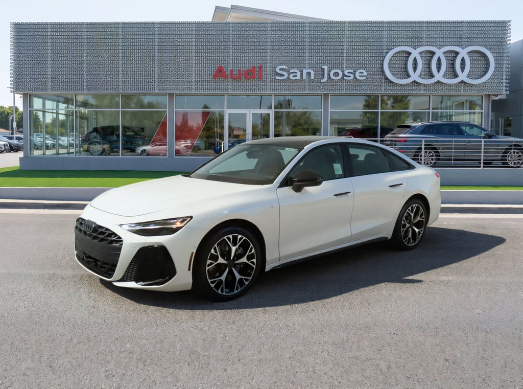 Glacier White Metallic 2026 Audi A6 Sedan All-Wheel Drive 7-Speed Automatic