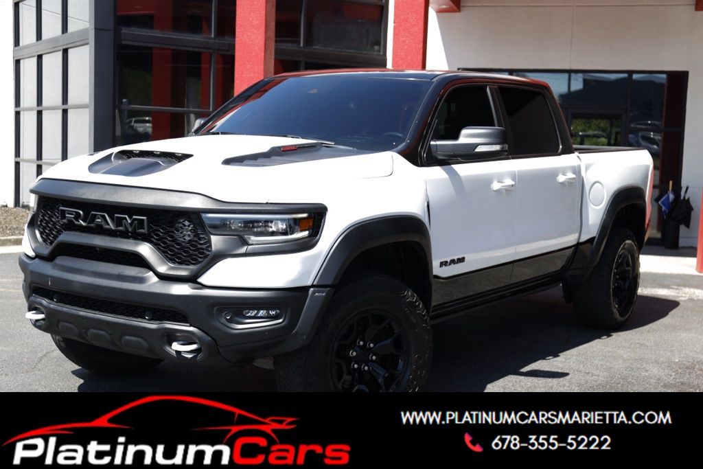 Bright White Clearcoat 2022 RAM 1500 TRX Crew Cab 4WD Pickup Truck All-Wheel Drive 8-Speed Automatic