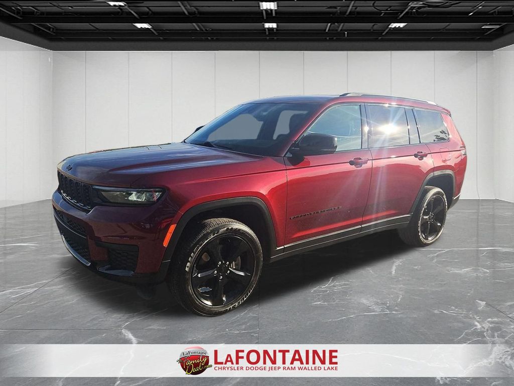 Velvet Red Pearlcoat 2025 Jeep Grand Cherokee L SUV / Crossover Four-Wheel Drive 8-Speed Automatic
