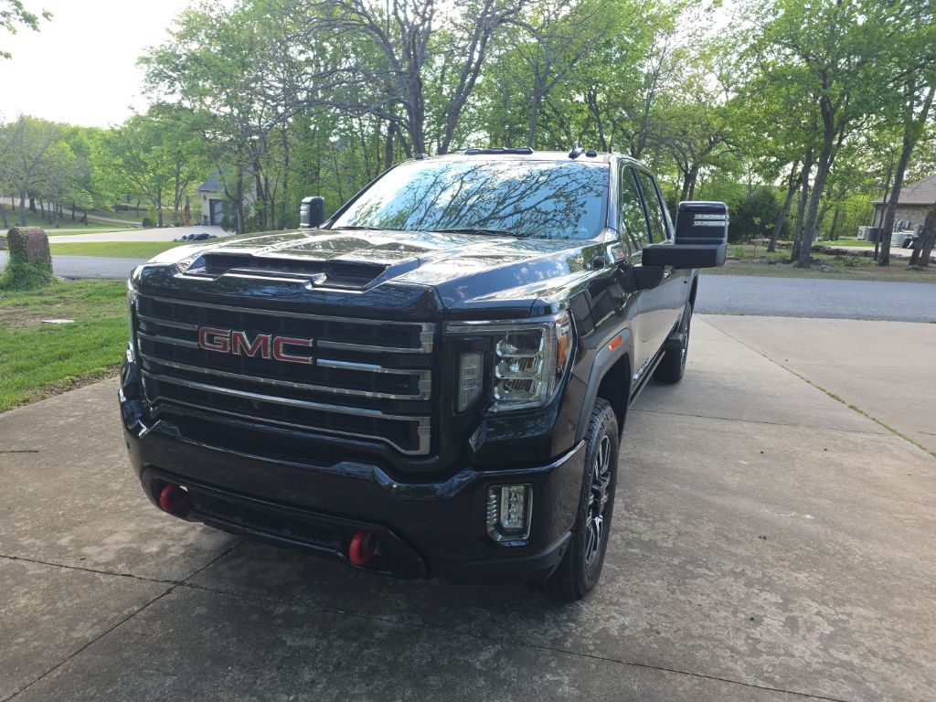 Onyx Black 2022 GMC Sierra 2500HD AT4 Crew Cab 4WD Pickup Truck Four-Wheel Drive Automatic