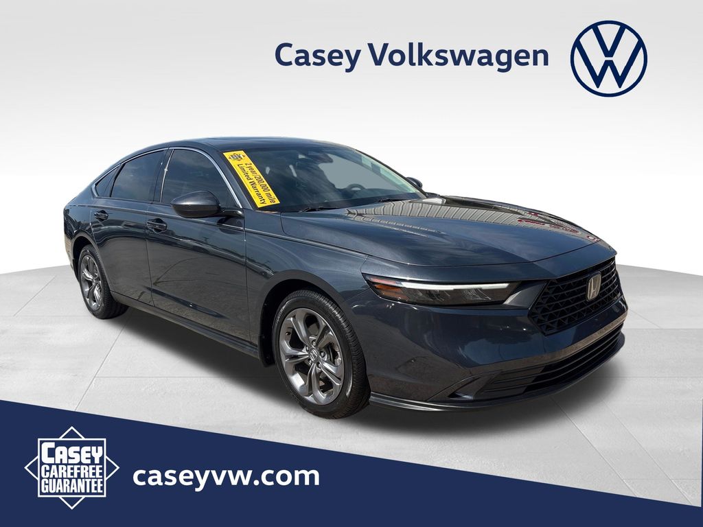 Blue 2024 Honda Accord Sedan Front-Wheel Drive Continuously Variable Transmission