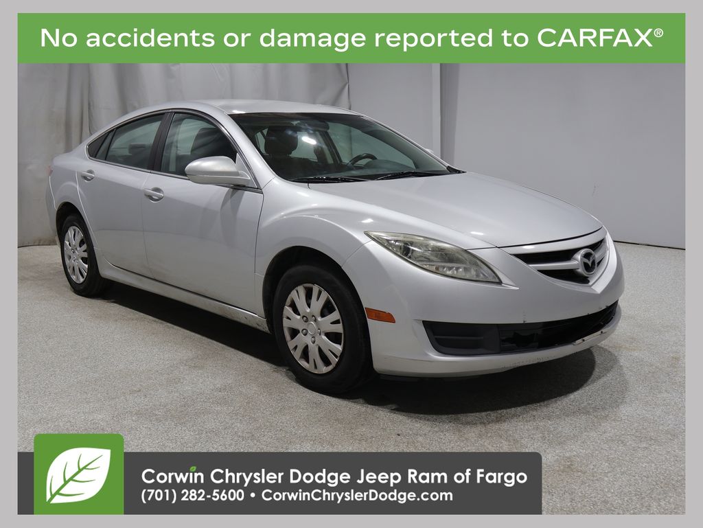 Brilliant Silver Metallic 2010 Mazda MAZDA6 Sedan Front-Wheel Drive 5-Speed Automatic Overdrive
