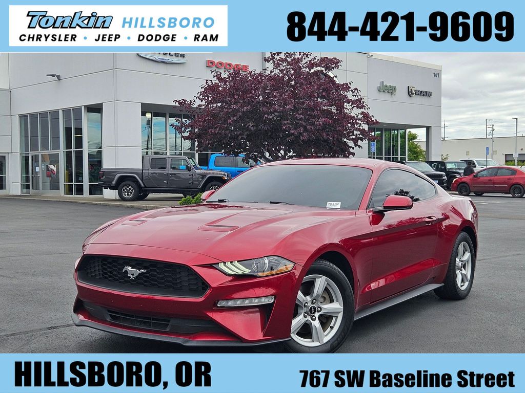 Ruby Red Metallic 2018 Ford Mustang Coupe Rear-Wheel Drive 6-Speed Manual