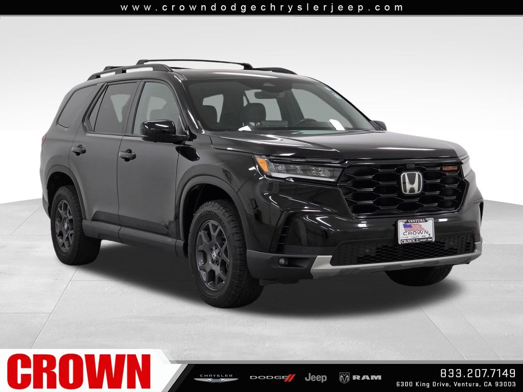 Crystal Black Pearl 2025 Honda Pilot SUV / Crossover All-Wheel Drive Automatic
