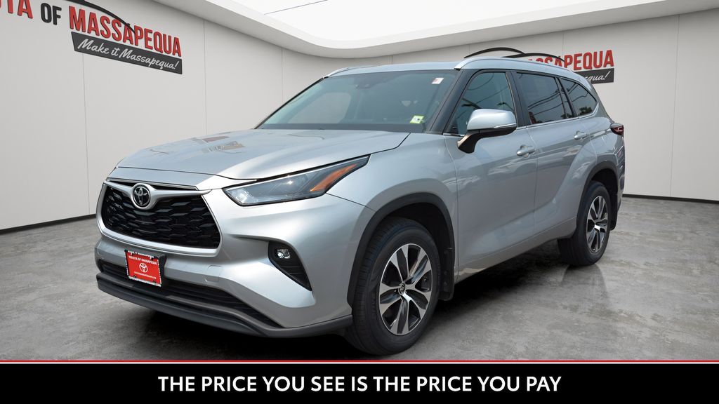 Celestial Silver Metallic 2024 Toyota Highlander SUV / Crossover All-Wheel Drive 8-Speed Automatic