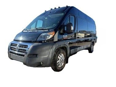 Black Clearcoat 2016 RAM ProMaster 3500 159 High Roof Extended Cargo Van with Window Van Front-Wheel Drive 6-Speed Automatic