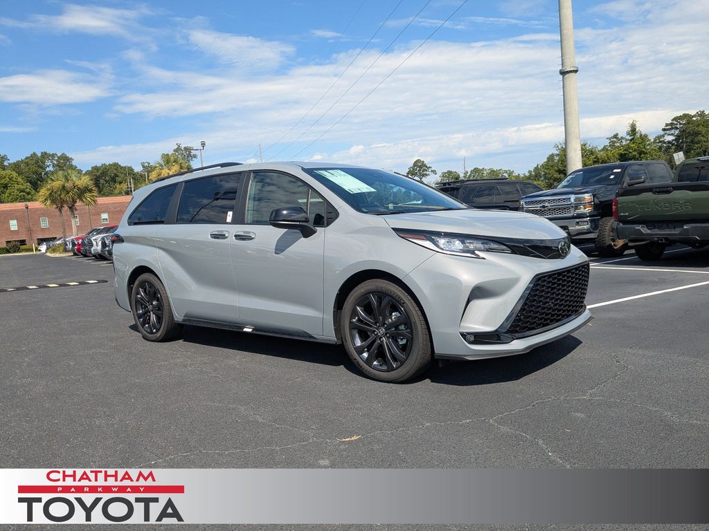 Cement Gray 2026 Toyota Sienna Minivan Front-Wheel Drive Continuously Variable Transmission