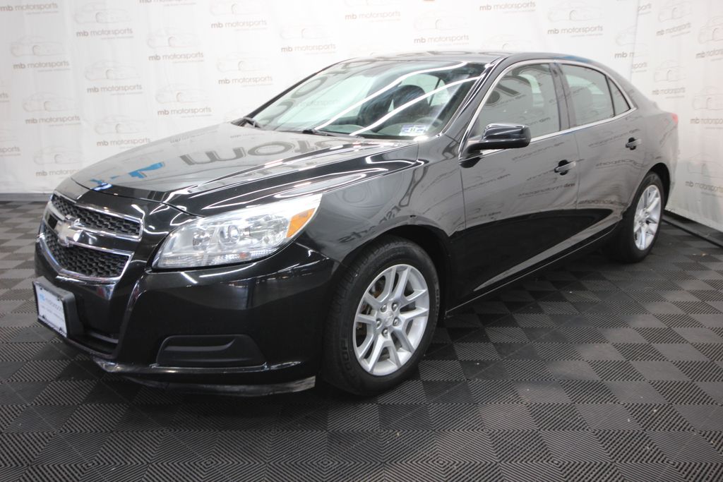 Black 2013 Chevrolet Malibu Eco 1SA FWD Sedan Front-Wheel Drive 6-Speed Automatic Overdrive