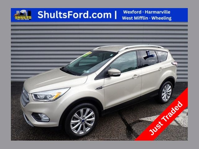 White Gold Metallic 2017 Ford Escape SUV / Crossover All-Wheel Drive 6-Speed Automatic