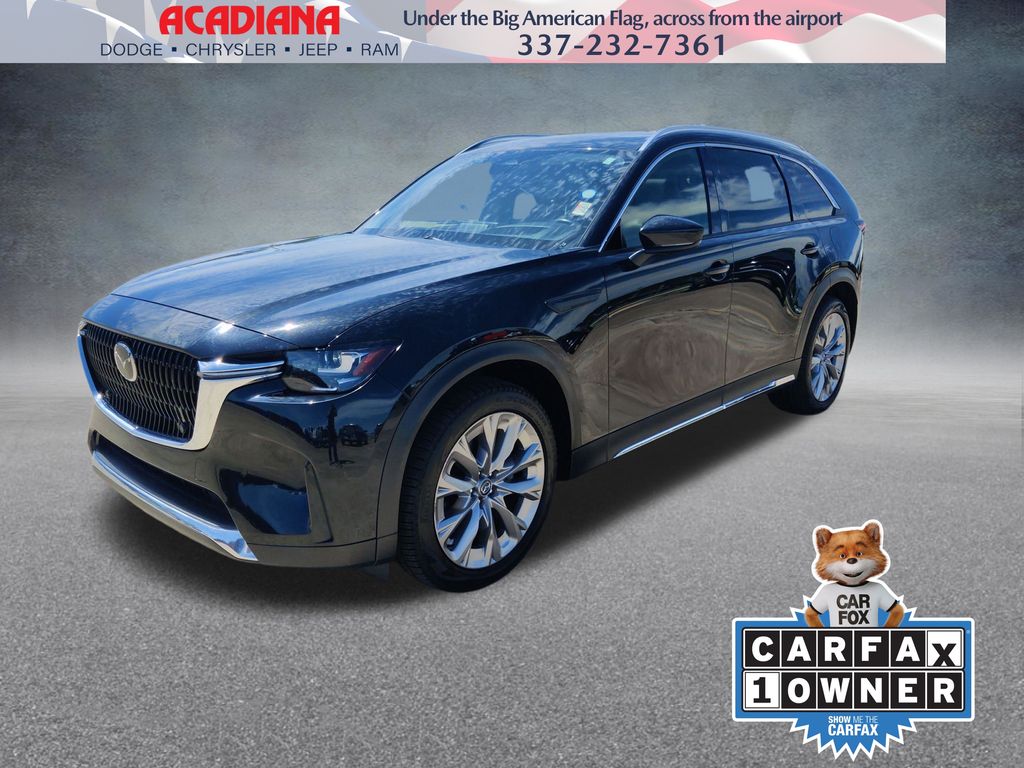 Jet Black Mica 2024 Mazda CX-90 3.3 Turbo Premium AWD SUV / Crossover All-Wheel Drive 8-Speed Automatic