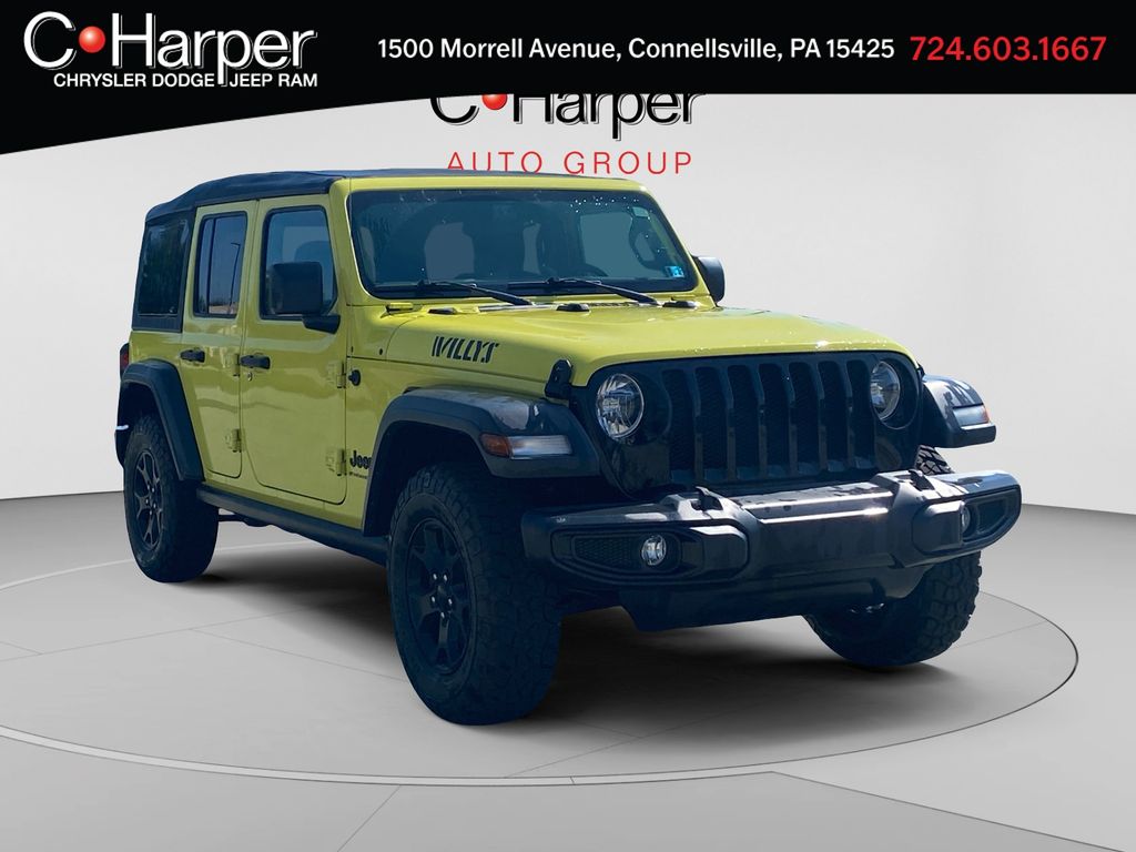 High Velocity Clearcoat 2023 Jeep Wrangler SUV / Crossover Four-Wheel Drive 6-Speed Manual