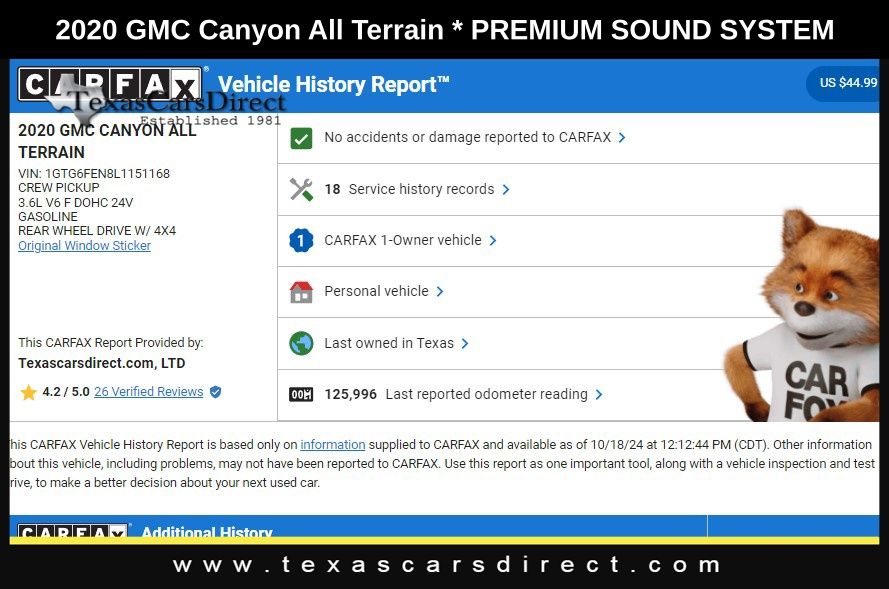 2020 GMC Canyon All Terrain 10