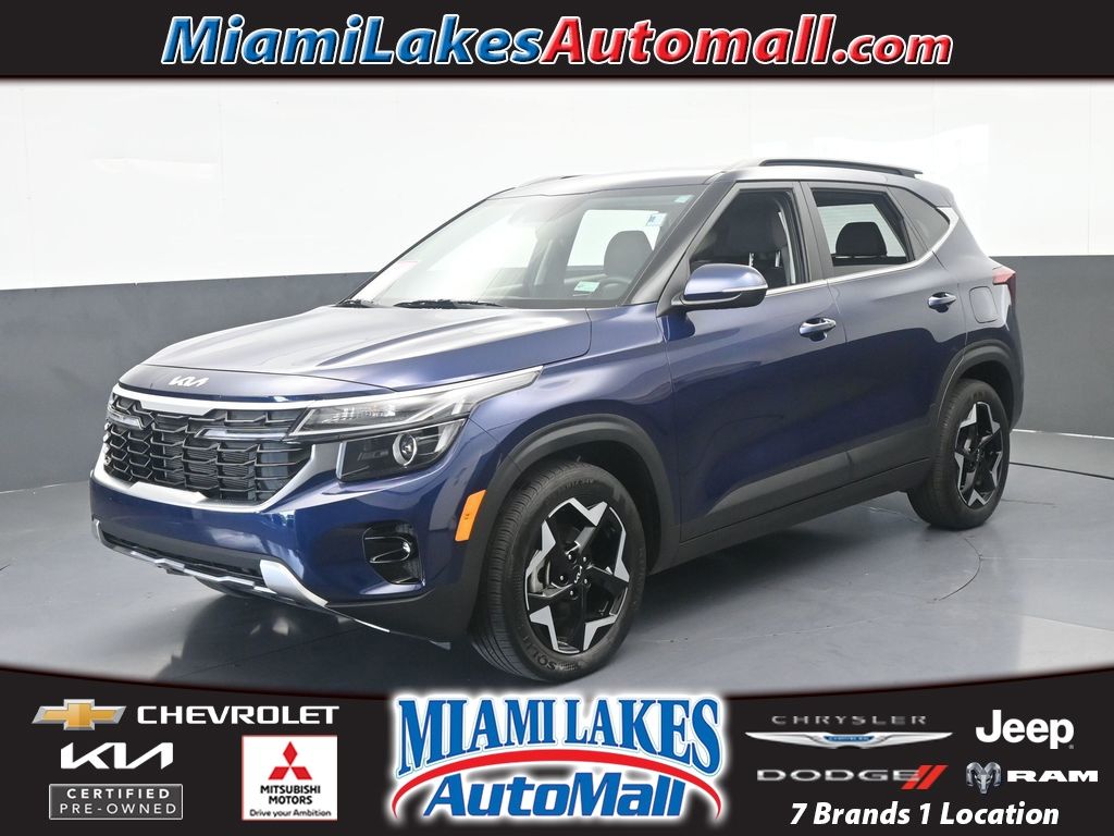 Dark Ocean Blue 2024 Kia Seltos SUV / Crossover Front-Wheel Drive Continuously Variable Transmission