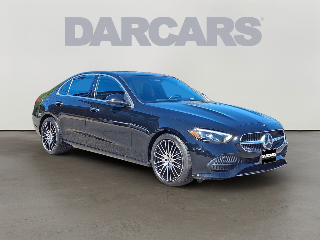 Black 2025 Mercedes-Benz C-Class Sedan All-Wheel Drive 9-Speed Automatic