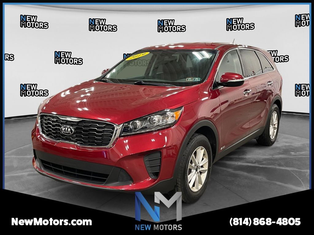 Passion Red 2019 Kia Sorento SUV / Crossover All-Wheel Drive 6-Speed Automatic
