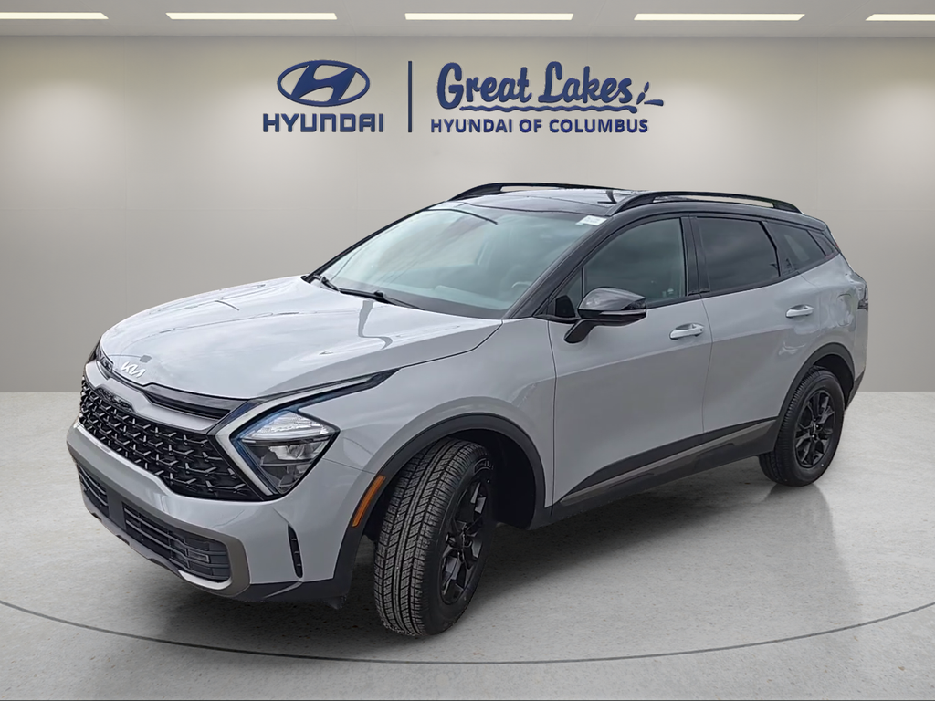 Wolf Gray/Ebony Black Roof 2023 Kia Sportage X-Pro AWD SUV / Crossover All-Wheel Drive 8-Speed Automatic