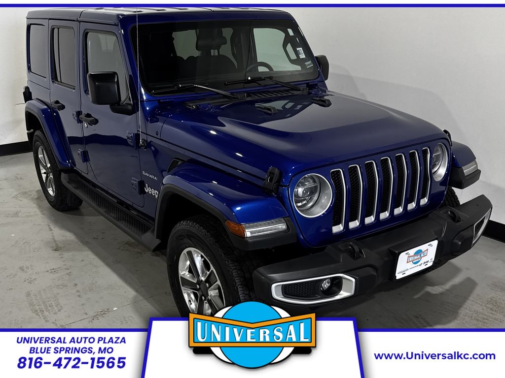 Ocean Blue Metallic Clearcoat 2019 Jeep Wrangler SUV / Crossover Four-Wheel Drive 8-Speed Automatic