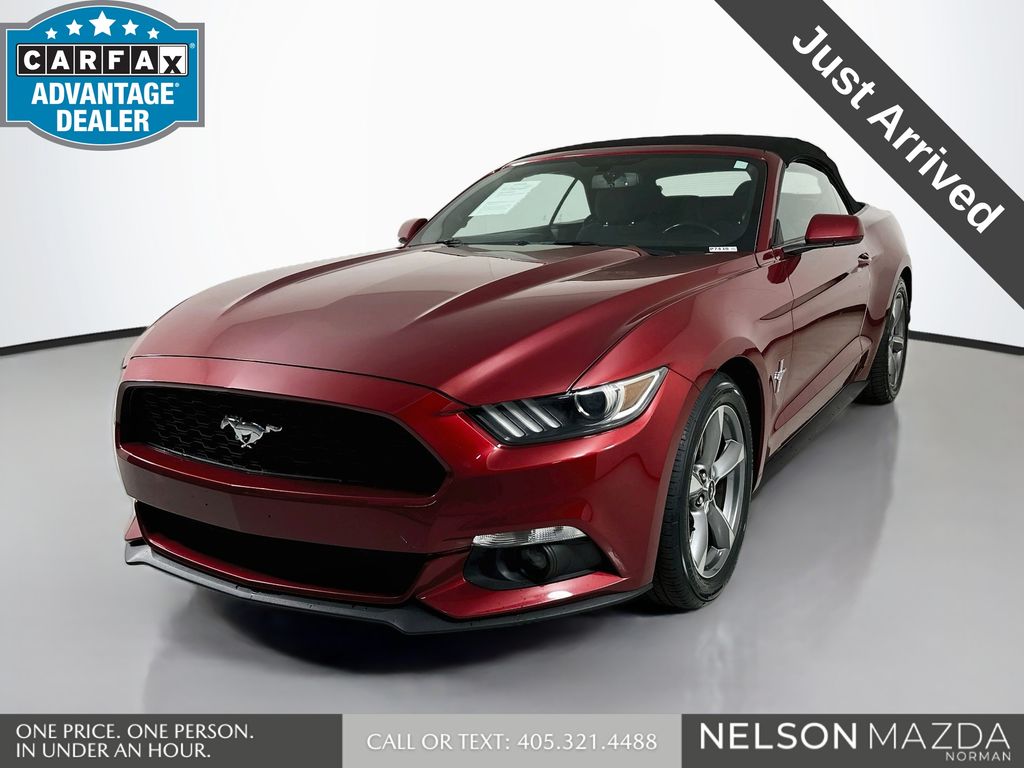 Ruby Red Metallic 2016 Ford Mustang Convertible Rear-Wheel Drive 6-Speed Automatic