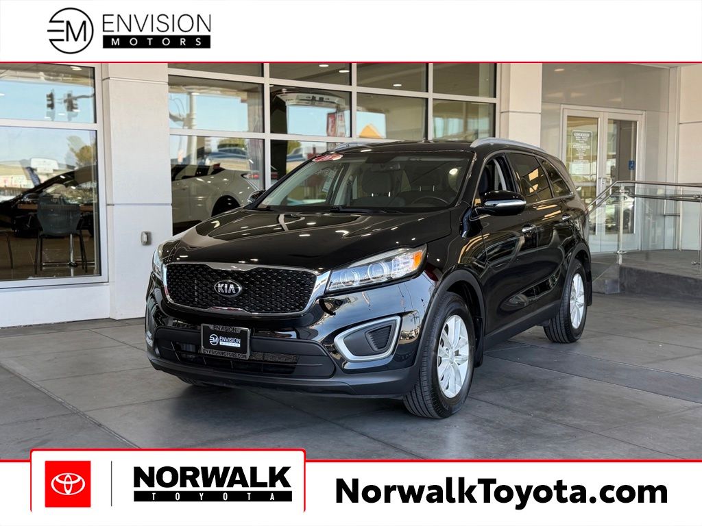 Ebony Black 2016 Kia Sorento SUV / Crossover Front-Wheel Drive 6-Speed Automatic